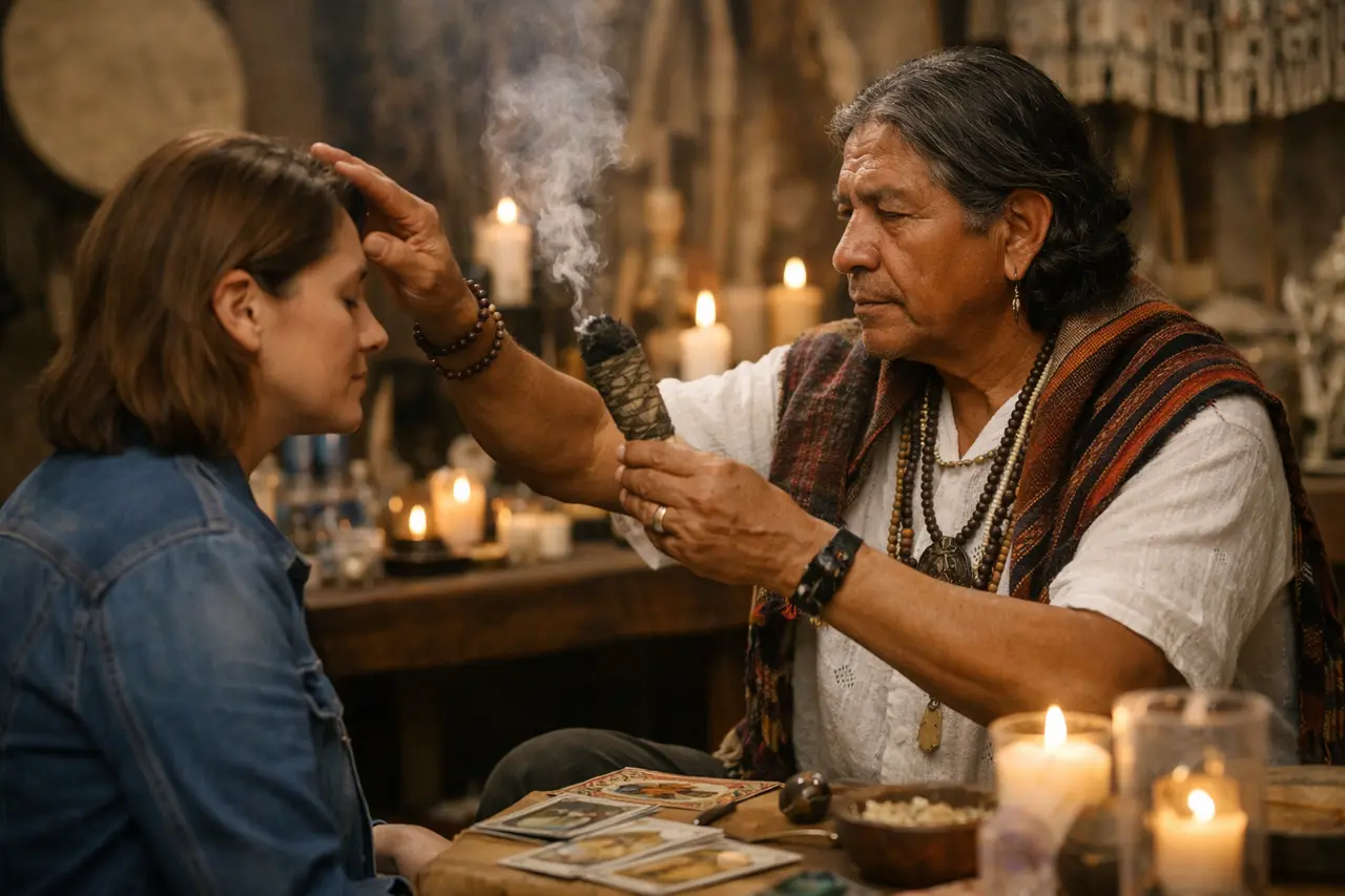 Imagen editorial para Curandero Espiritual: Cómo Identificar las Señales de un Práctico Genuino que Realmente Ayuda