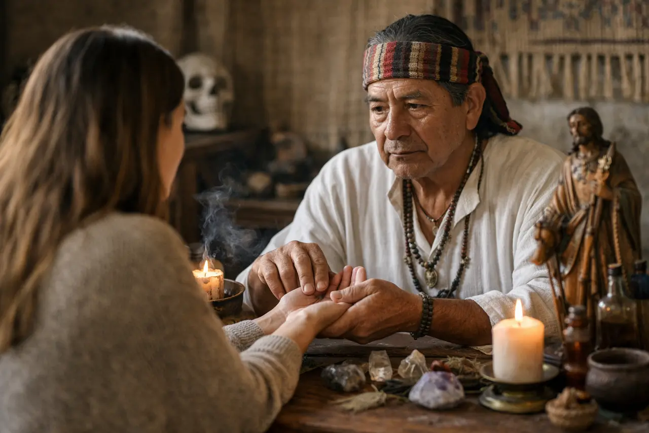 Imagen editorial para Curandero Espiritual: Cómo Identificar un Curandero Genuino y Confiable para Tu Bienestar