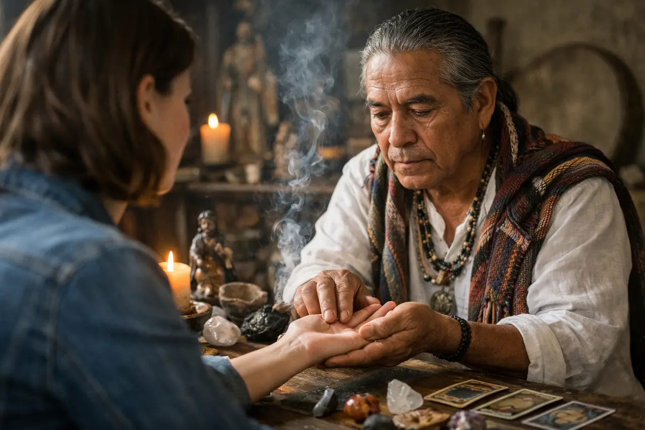 Imagen editorial para Curandero Espiritual: Cómo Identificar un Profesional Auténtico para Consultas Efectivas