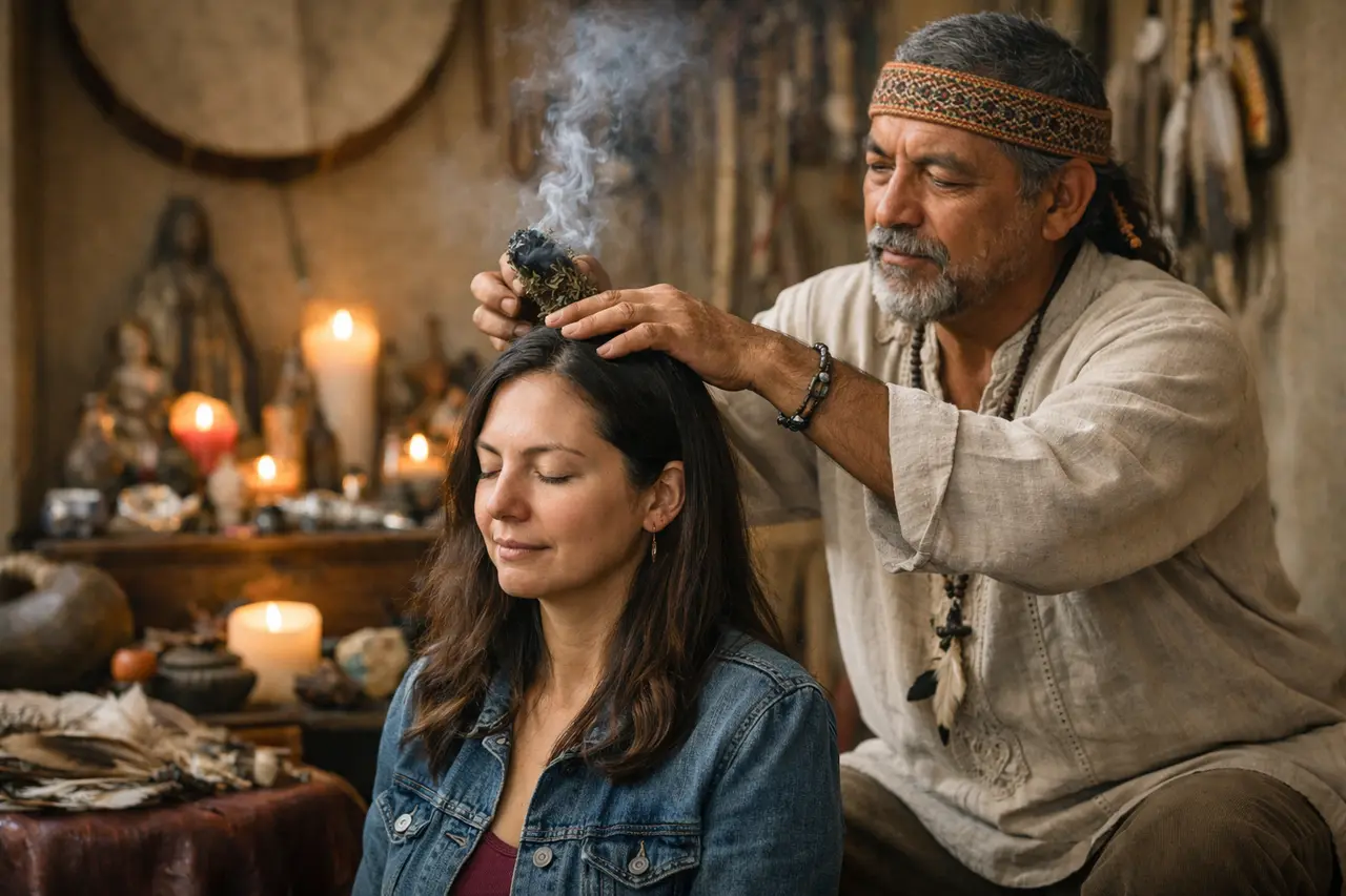 Imagen editorial para Curandero Espiritual: Cómo Reconocer a un Practicante Genuino que Realmente Puede Ayudarte