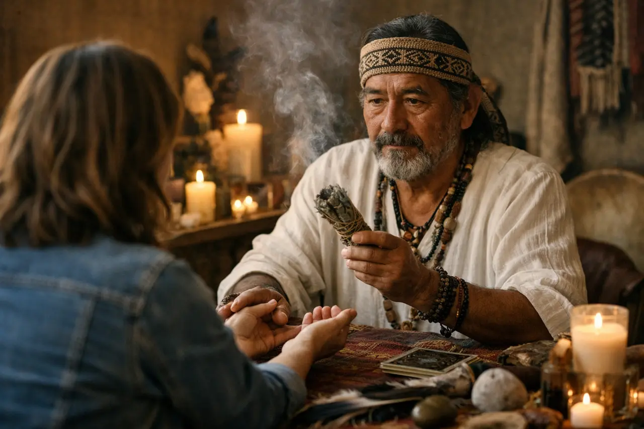 Imagen editorial para Curandero Espiritual: Señales para Reconocer un Practicante Genuino que Ayuda de Verdad