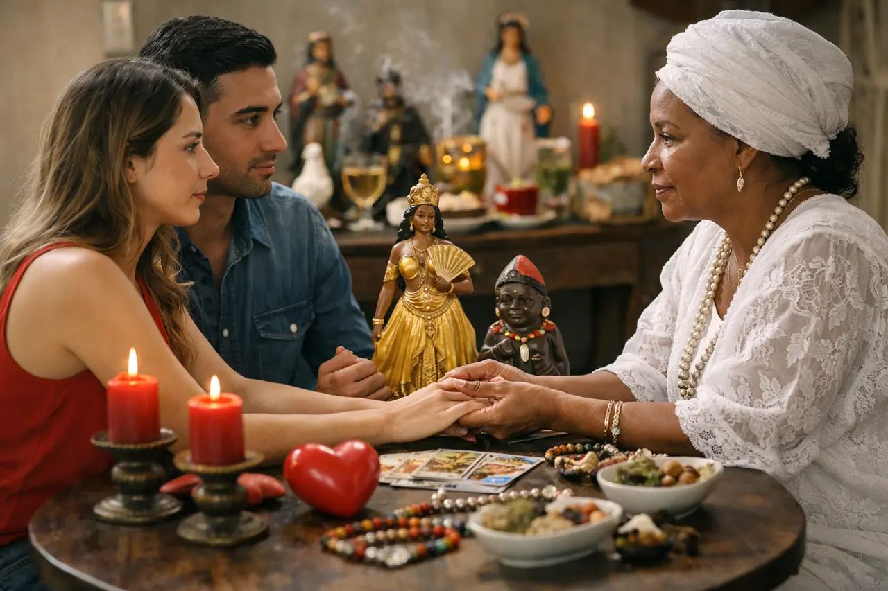 Imagen editorial para Santeria Descubre Cómo la Santería Puede Mejorar Tu Vida Amorosa