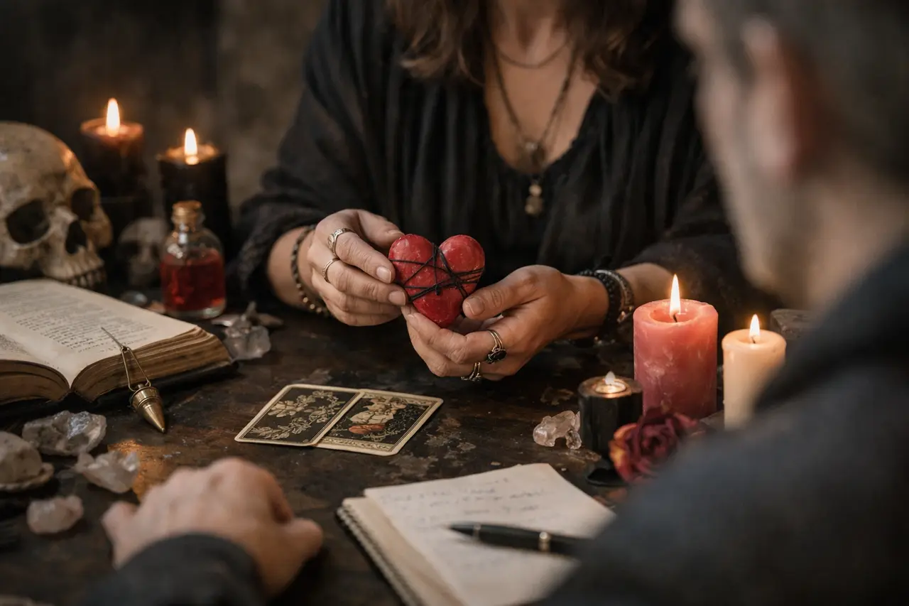 Imagen editorial para Hechizo de Brujería de Amor: Cómo Evaluar sus Verdaderas Intenciones y Resultados Potenciales