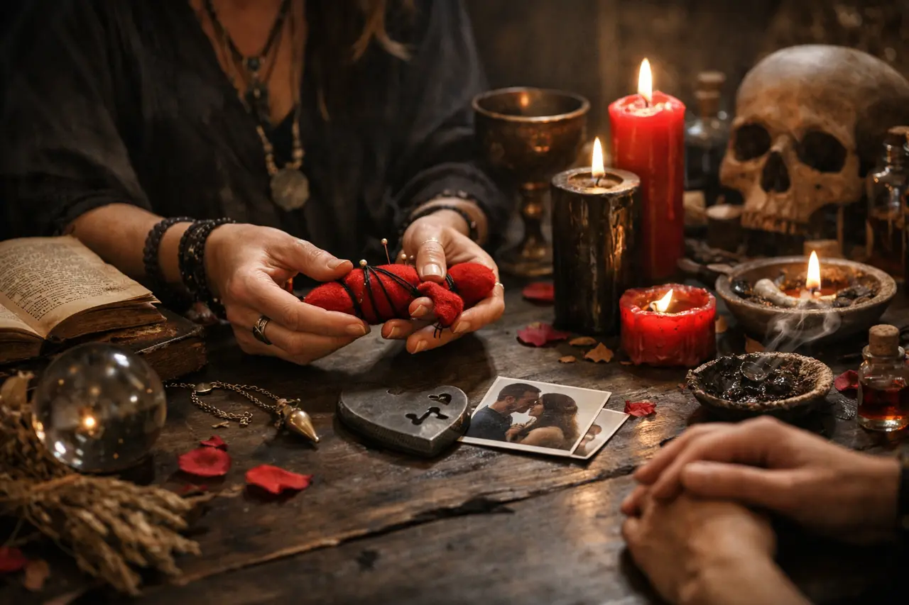 Imagen editorial para Hechizo de Brujería de Amor: Cómo Identificar Prácticas Genuinas y Evitar Engaños que Dañan Relaciones
