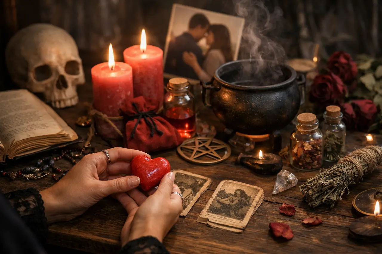 Imagen editorial para Hechizo de Brujería de Amor: Cómo Reconocer Prácticas Efectivas para Fortalecer Tus Relaciones sin Errores