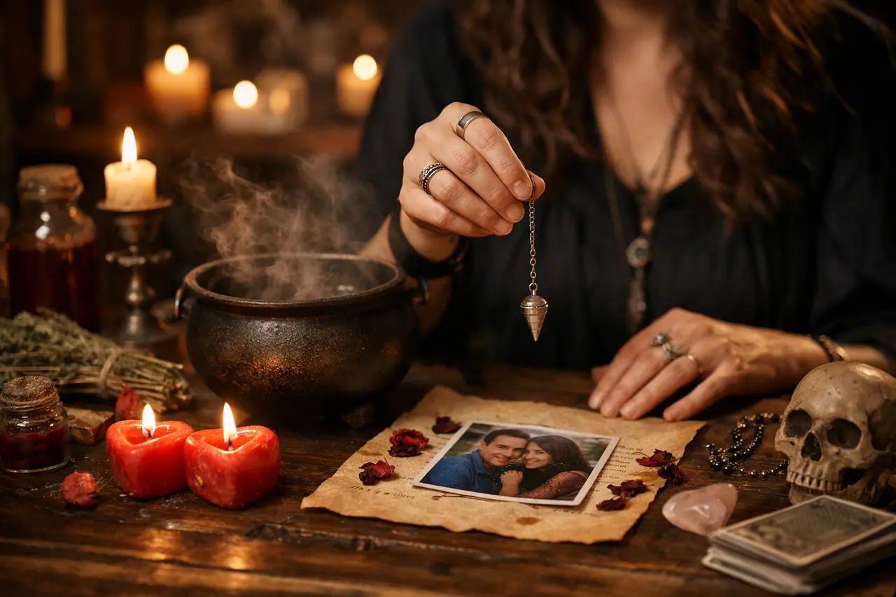Imagen editorial para Hechizo de Brujería de Amor: Cómo Reconocer Prácticas Efectivas y Seguras para Atraer el Amor Desear