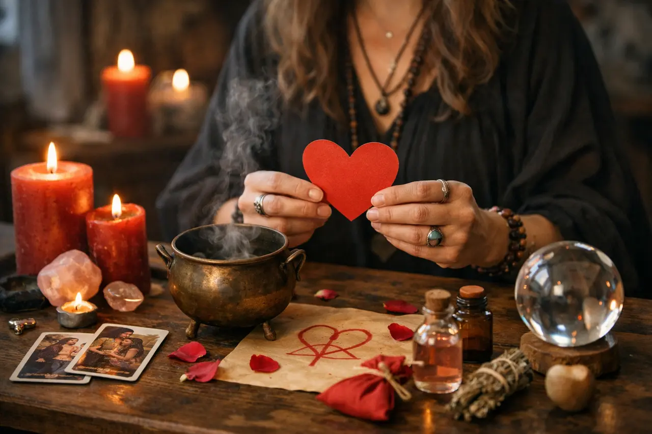 Imagen editorial para Hechizos Efectivos: Cómo Atraer el Amor Respetando los Límites Personales