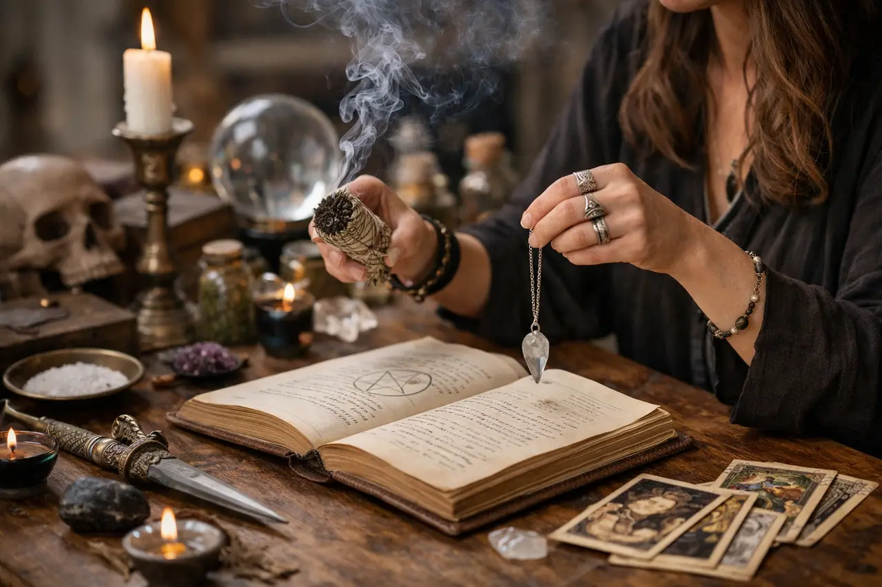 Imagen editorial para Hechizos Magia: Cómo Aplicar Ritualidades con Responsabilidad y Propósito