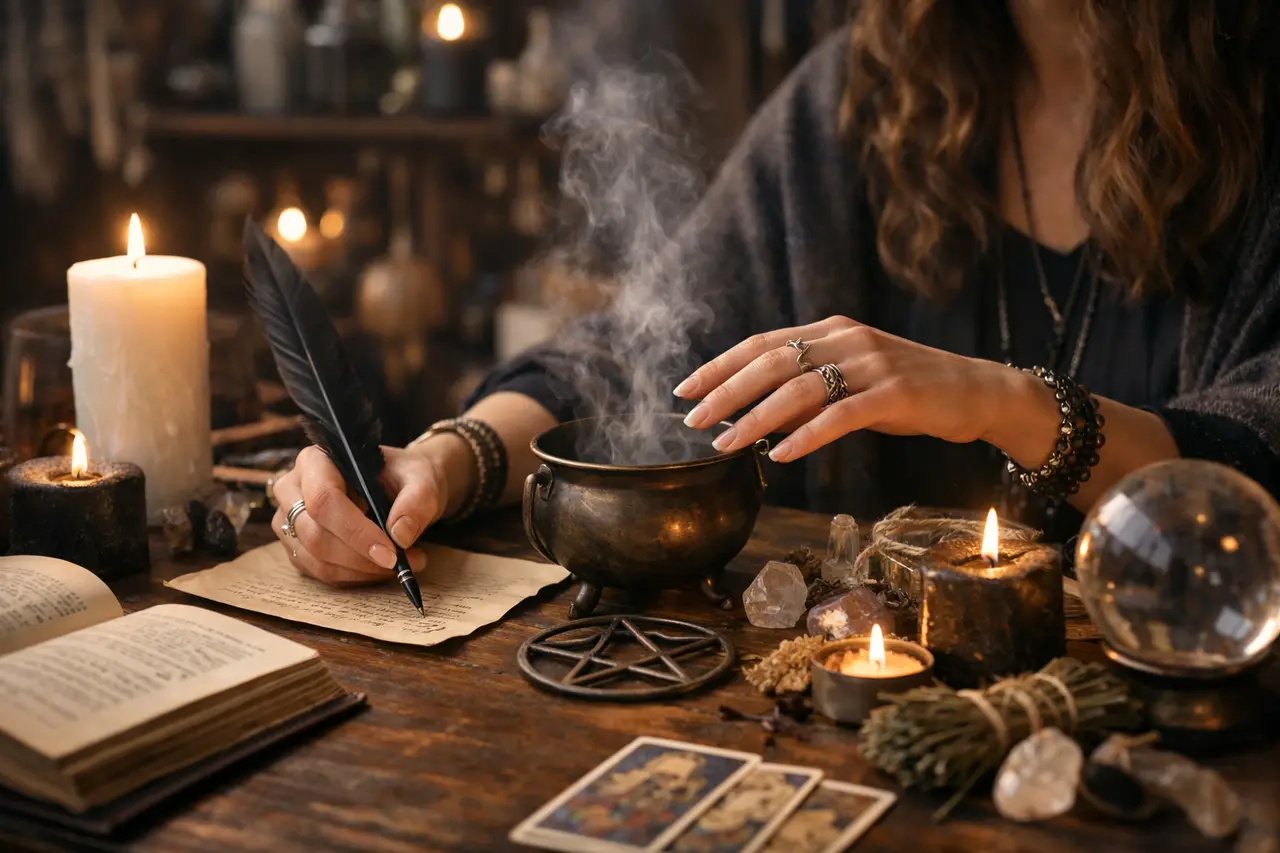 Imagen editorial para Hechizos Magia: Cómo Utilizar Ritualidades para Transformar Tu Energía Personal de Manera Responsable