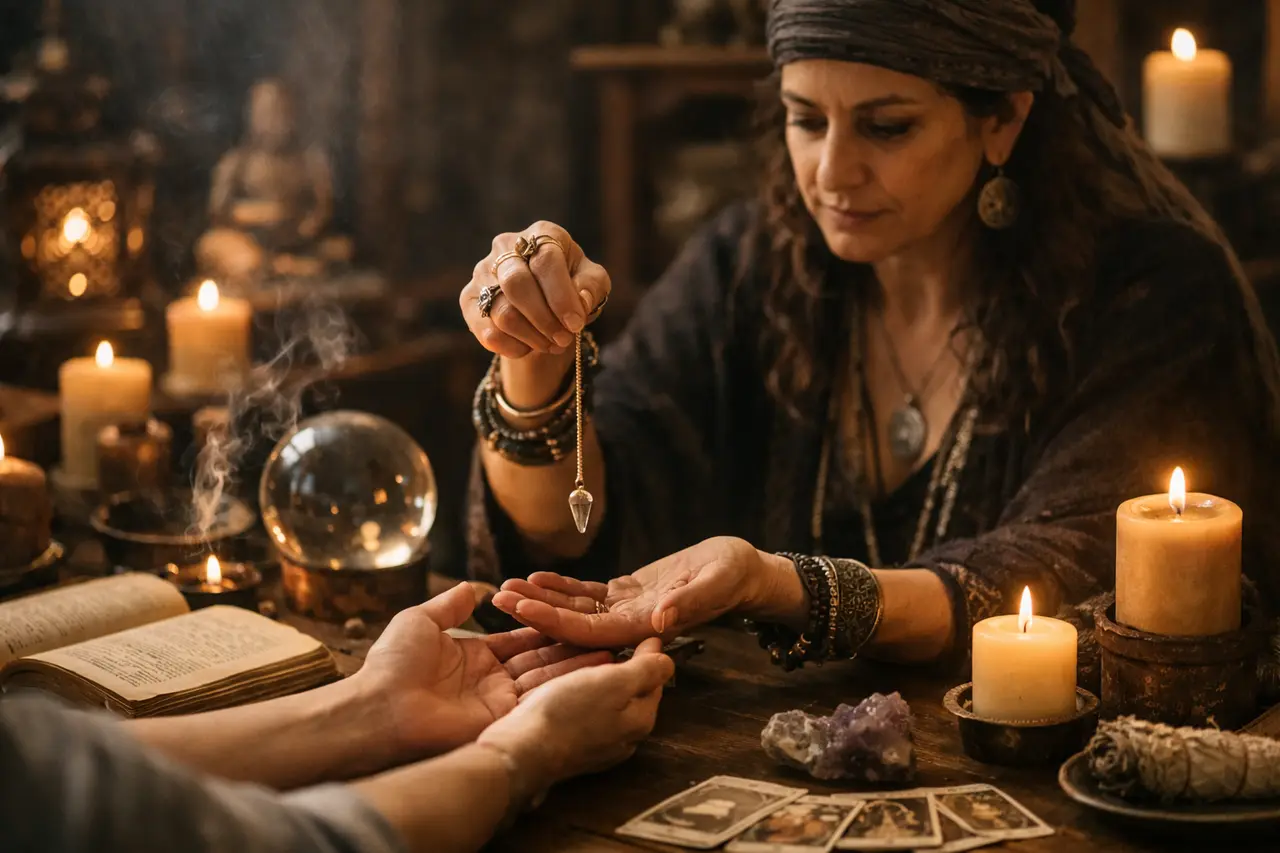 Imagen editorial para Hechizos Magia: Guía Práctica para Comprender y Elegir Consultas Espirituales Efectivas