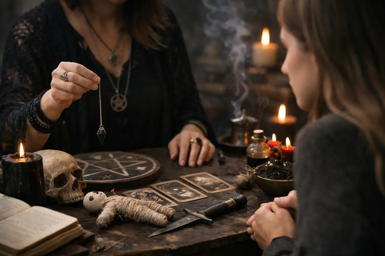 Imagen editorial para Magia Negra: Claves para Entender su Impacto en Consultas Espirituales sin Engaños