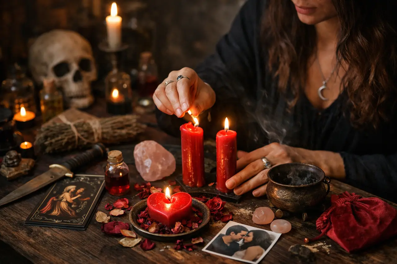 Imagen editorial para Rituales de Brujeria Rituales de Brujería: Guía Práctica para Conectar con el Amor Verdadero