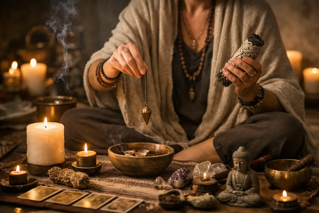 Imagen editorial para Rituales para Hacer: Cómo Realizar Ceremonias que Transformen Tu Vida Espiritual