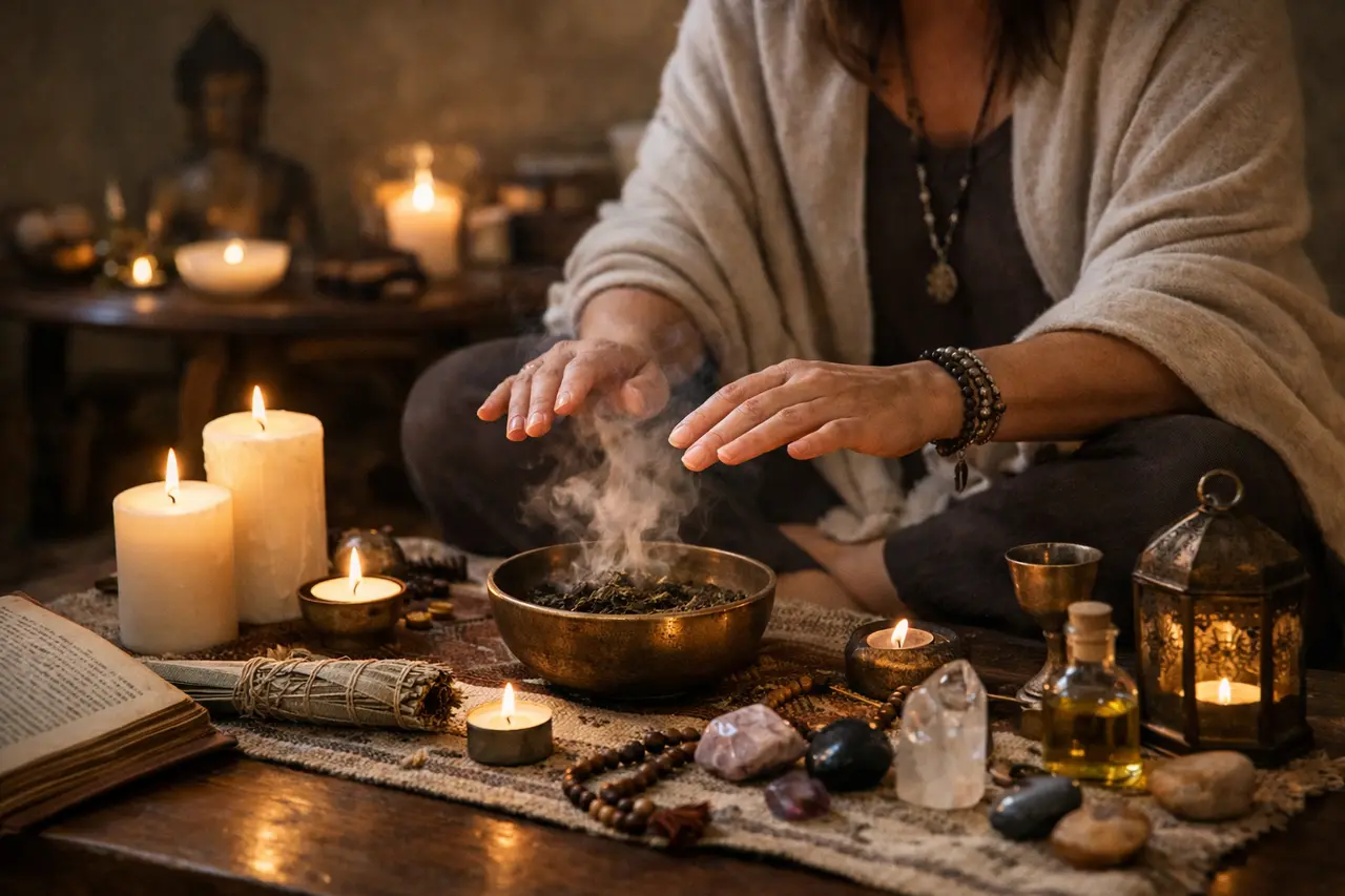 Imagen editorial para Rituales para Hacer: Pasos Esenciales para Conectar con Tu Energía Espiritual sin Engaños