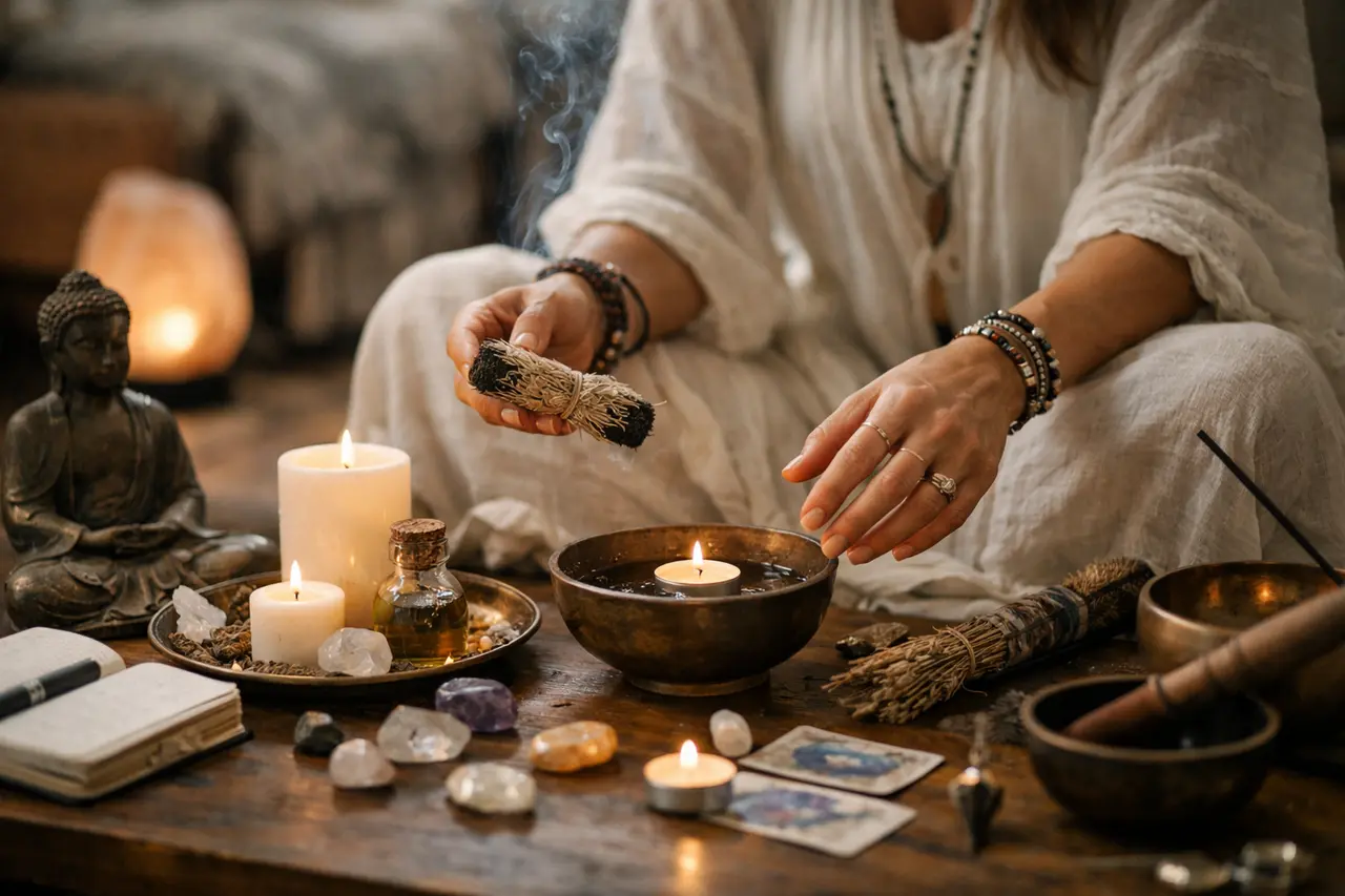 Imagen editorial para Rituales para Hacer: Pasos Prácticos para Conectar con Tu Energía Espiritual de Forma Efectiva