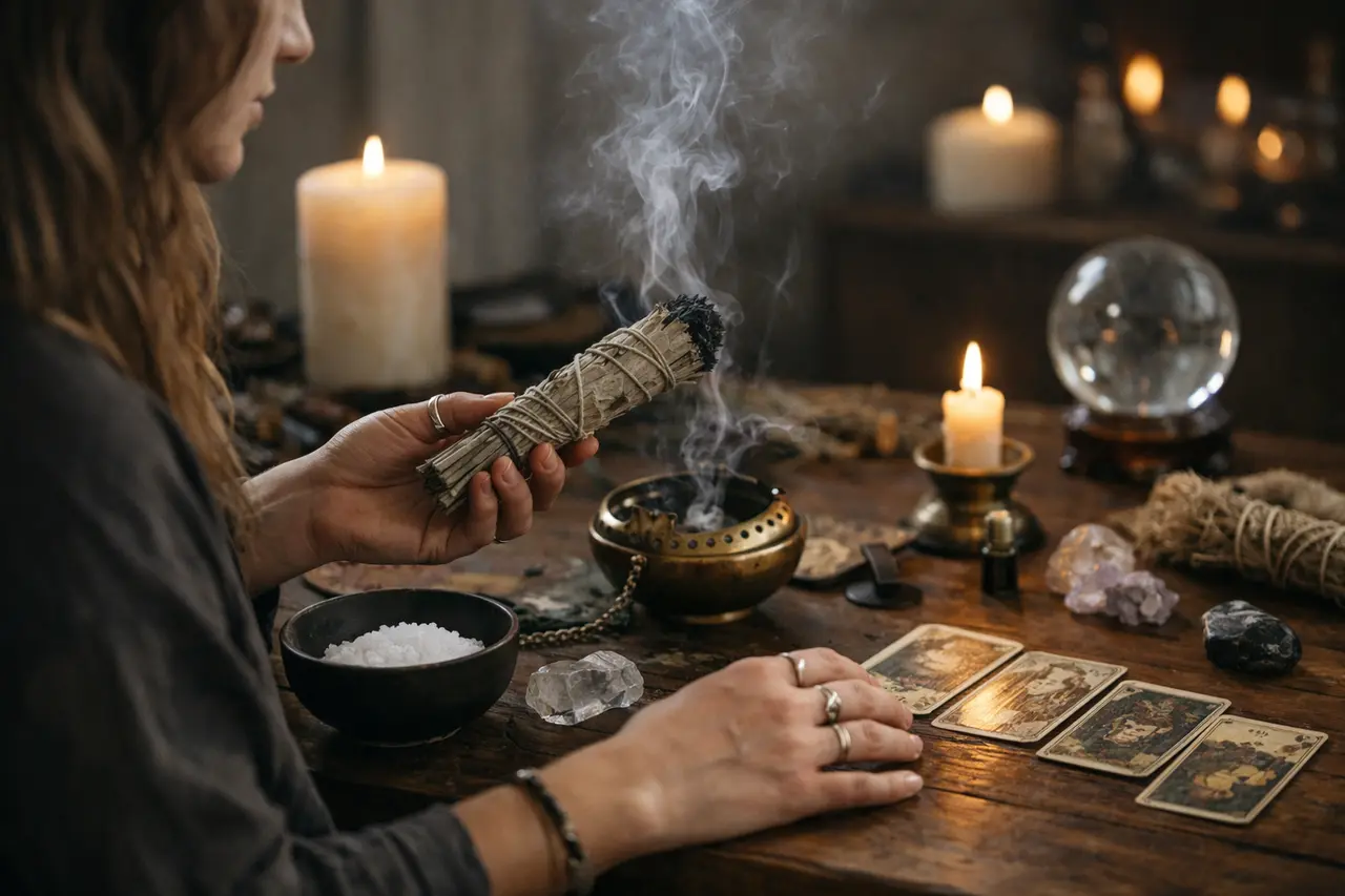 Imagen editorial para Transforma Tu Energía con un Hechizo de Limpieza Efectivo