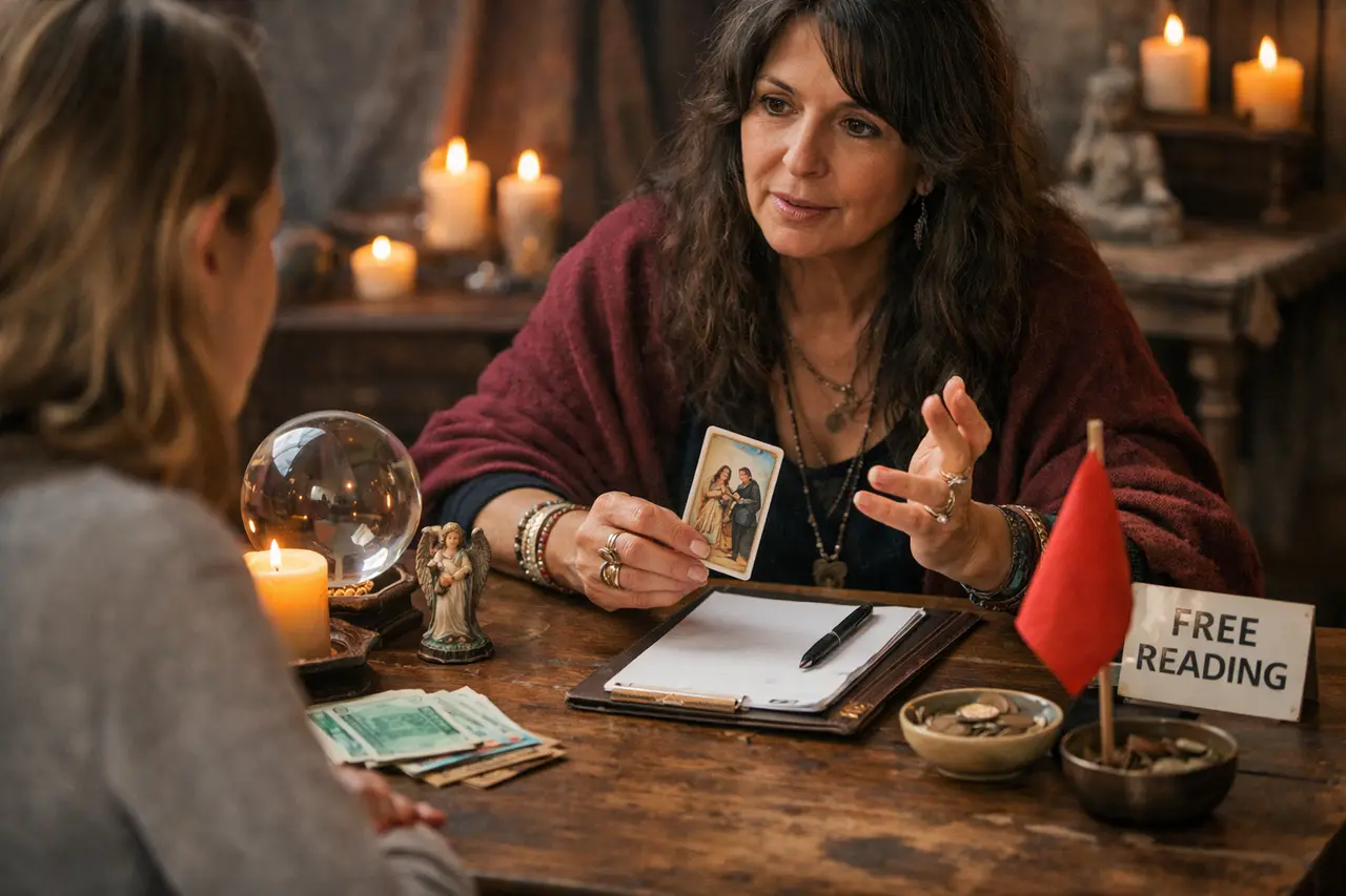Imagen editorial para Videntes de Amor: Estrategias para Identificar Consultas Espirituales que Realmente Funcionen